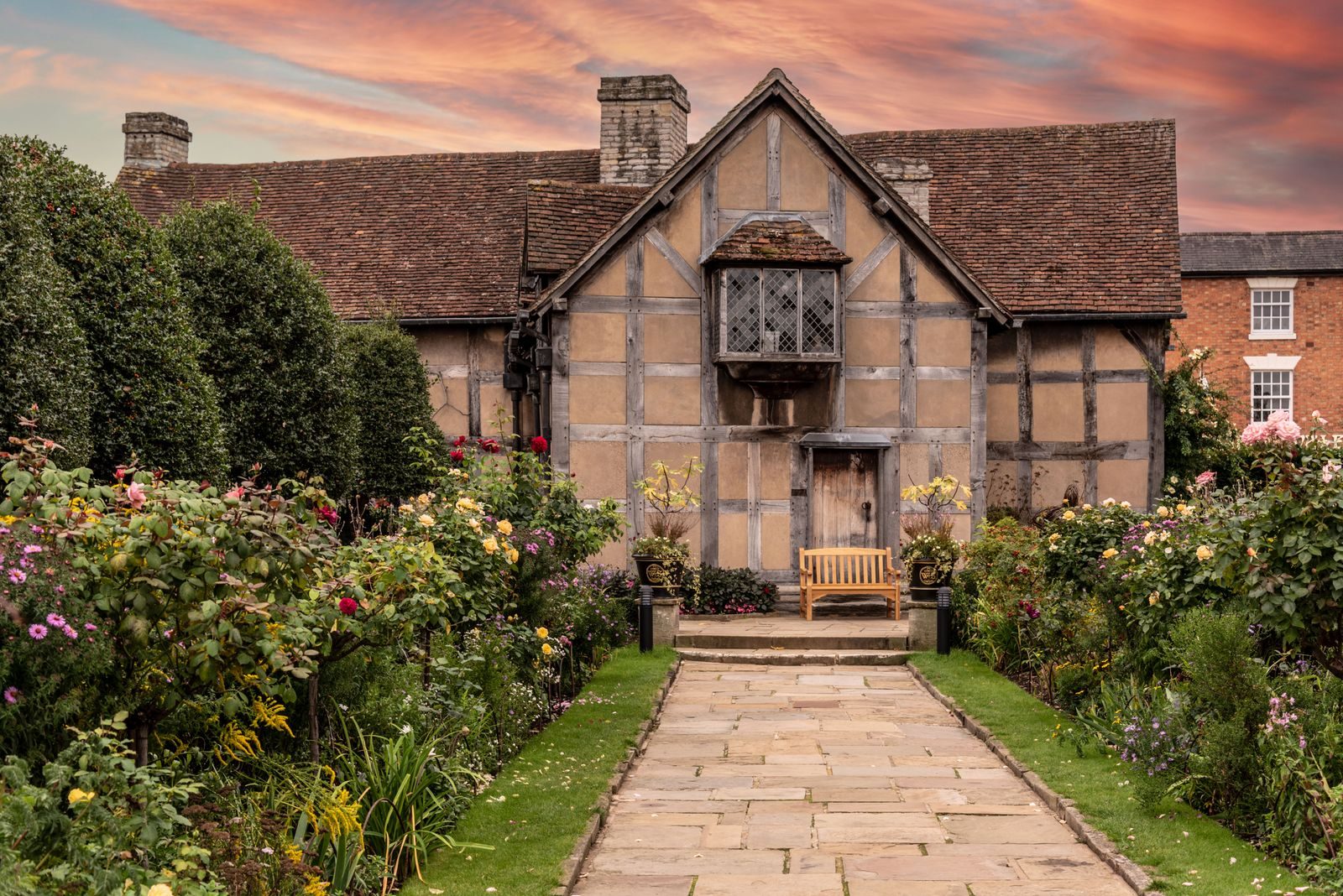Shakespeare’s Birthplace, a Tudor house and garden in Stratford-upon-Avon